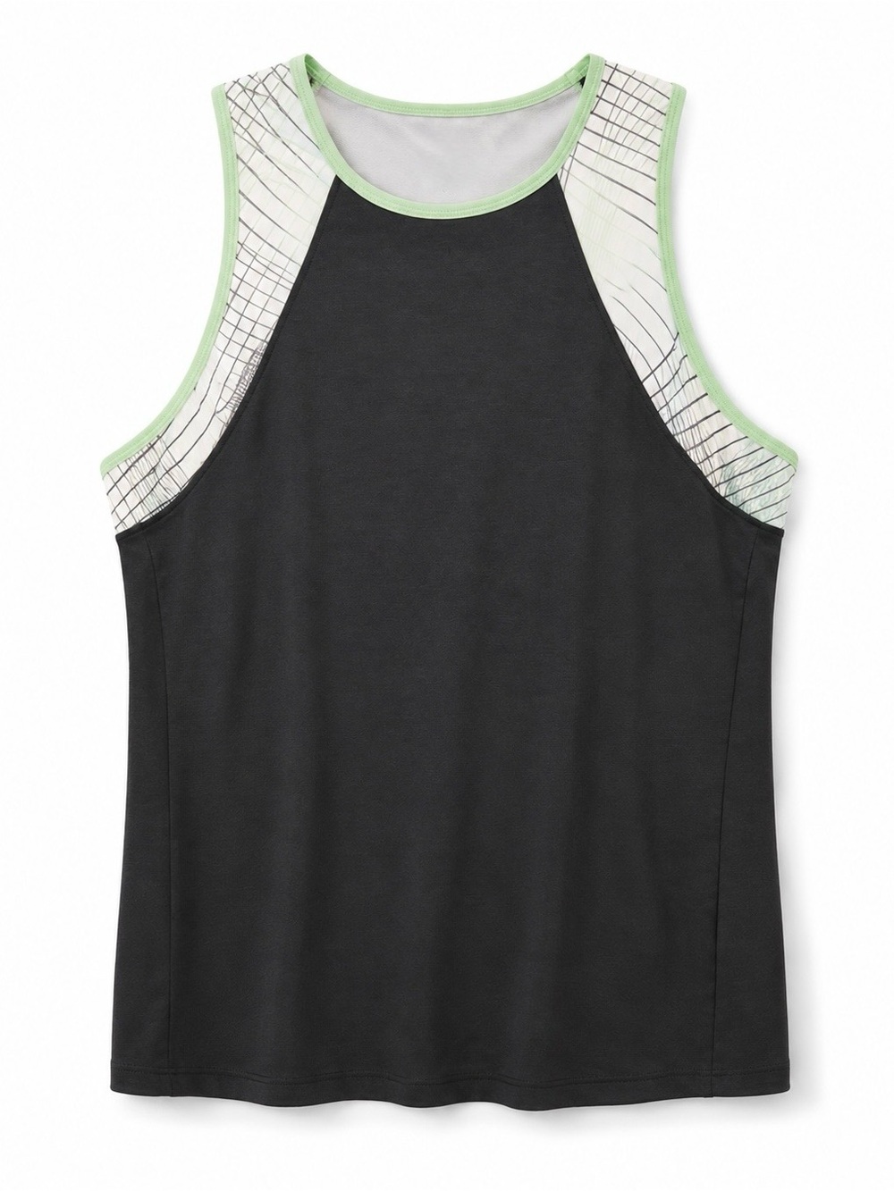 Tail Women's Dark Gray Geometric Racerback Athletic Tank Top Size XL
